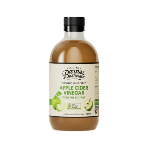 Barnes Naturals Organic Unfiltered Apple Cider Vinegar 500ml