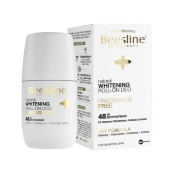 Beesline 4in1 Natural Whitening 48H Deo Roll On Whitening Fragrance Free 50ML