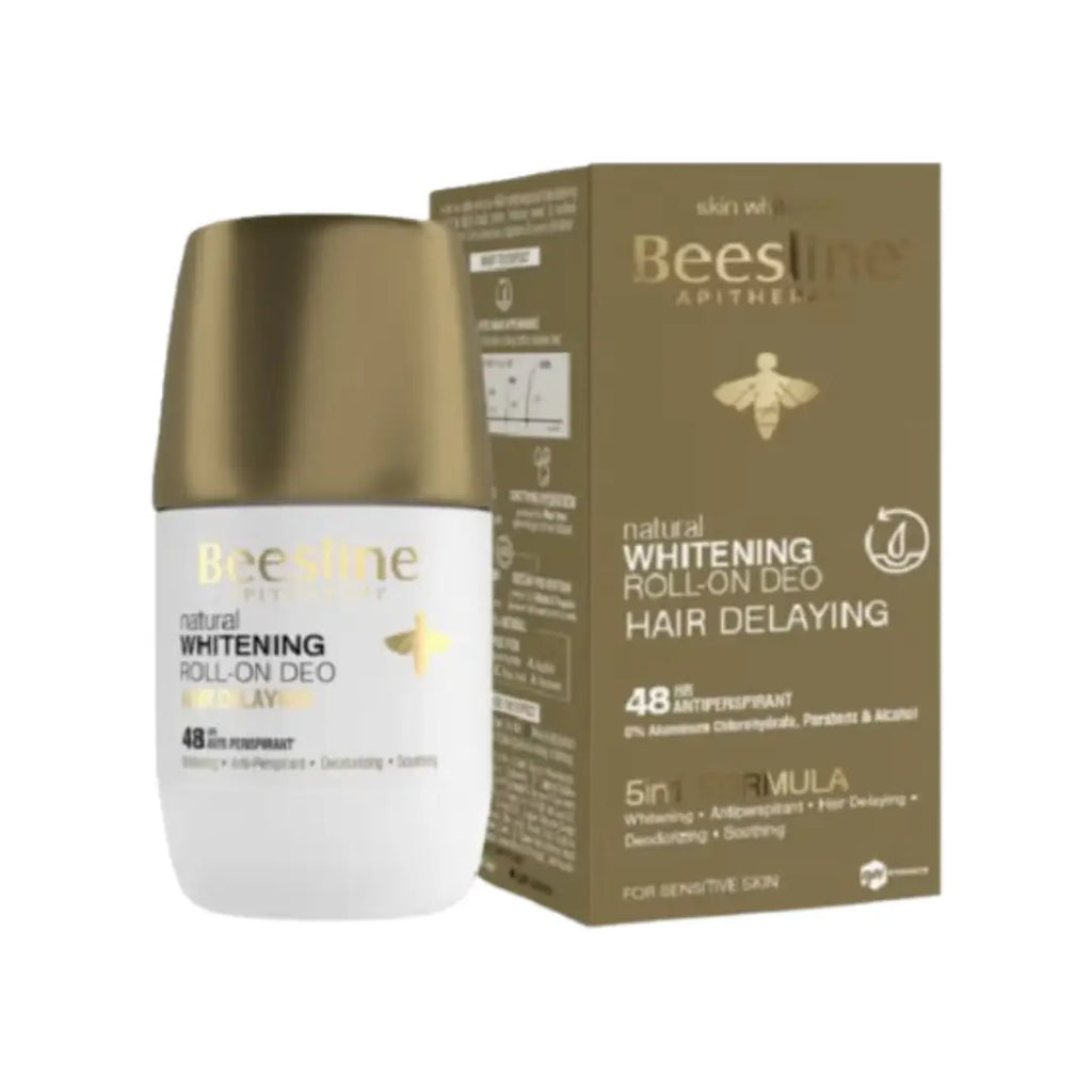Beesline 72H Whitening Deo Roll-On Hair Delaying 50ml – Long-Lasting Freshness & Underarm Care