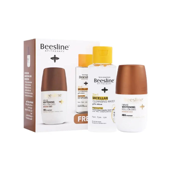 Beesline Arabian Oud Deo Roll On 50ml + Micellar Cleansing Water 100ml Promo Pack