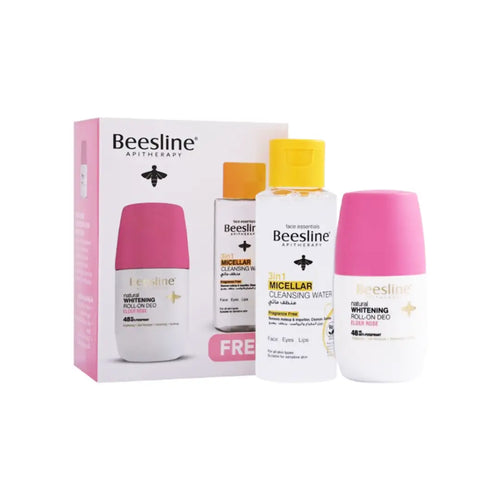 Beesline Elder Rose Deo Roll On 50ml + Micellar Cleansing Water 100ml Promo Pack