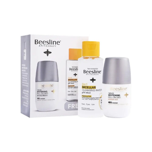 Beesline Invisible Touch Deo Roll On 50ml + Micellar Cleansing Water 100ml Promo Pack