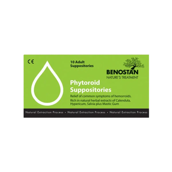Benostan Phytoroid Adult Suppository 10s