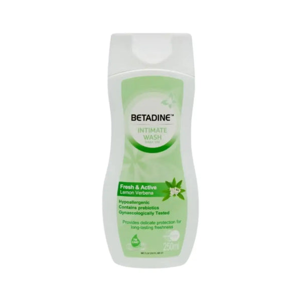 Betadine Intimate Wash Fresh & Active Lemon Verbena 250ml