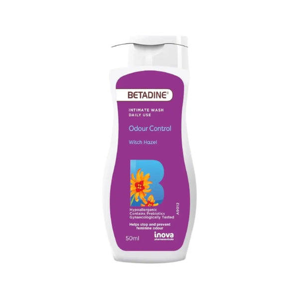 Betadine Intimate Wash Odour Control with Hazel Wash 50ml