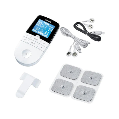 Beurer Medical Digital TENS/EMS Unit EM 49 – Muscle Stimulation & Nerve Therapy Device with 70 Programs