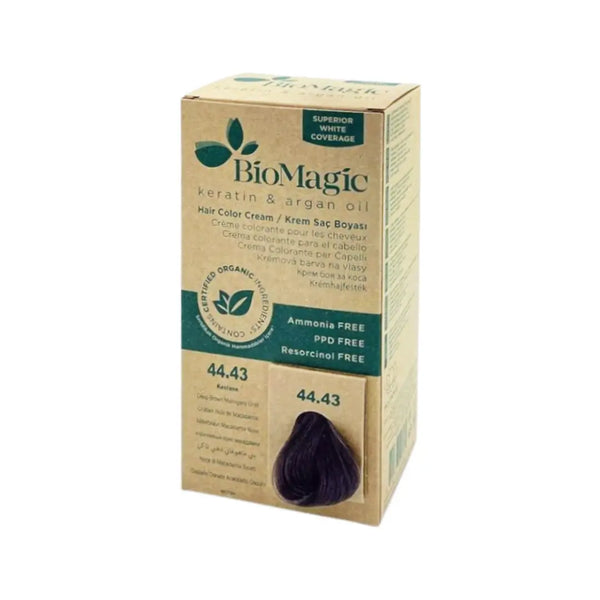 BioMagic Hair Color Deep Brown Mahogany Gold 44.43