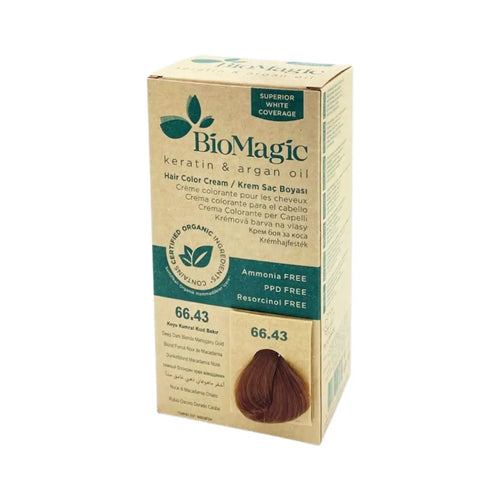 BioMagic Hair Color Deep Dark Blonde Mahogany Gold 66.43