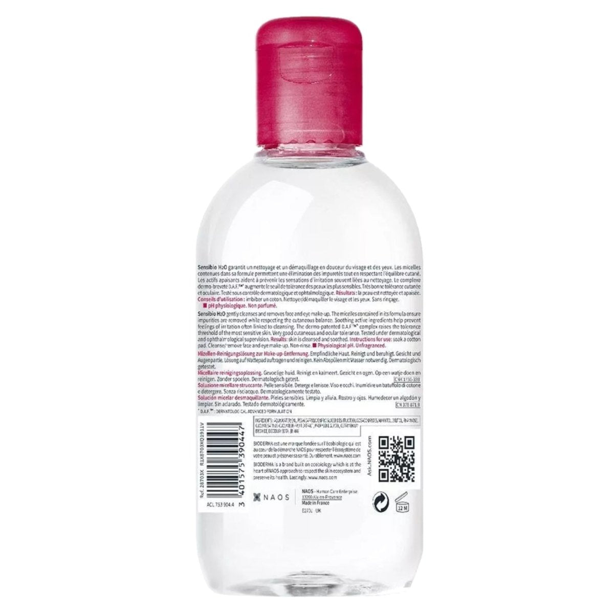 Bioderma Sensibio H2O Micellaire Water - 100ml