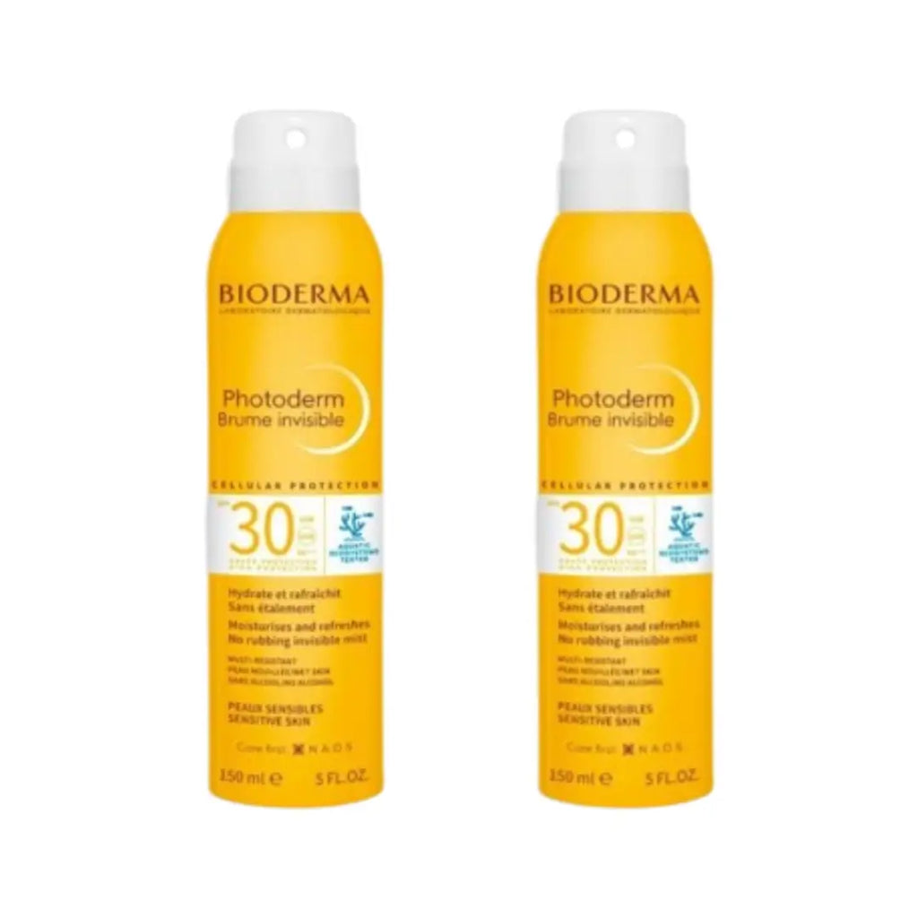 Bioderma Photoderm Brume Invisible SPF30 150ml 1+1 Offer – Transparent Sunscreen Mist for Face & Body