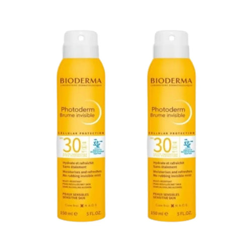 Bioderma Photoderm Brume Invisible SPF30 150ml 1+1 Offer – Transparent Sunscreen Mist for Face & Body