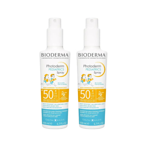 Bioderma Photoderm Pediatrics Spray SPF50+ 200ml 1+1 Offer – Kids Sunscreen Spray for Sensitive Skin