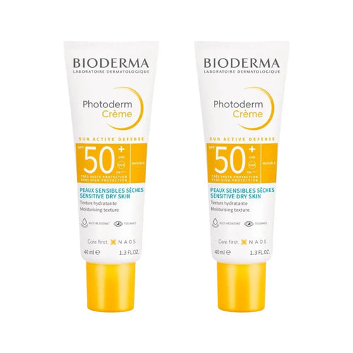 Bioderma Photoderm SPF50+ Creme Invisible 40ml 1+1 Offer – Moisturizing Sunscreen for Normal to Dry Skin