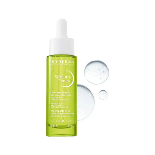 Bioderma Sebium Serum 30ml – Smoothing Serum for Blemish-Prone Skin