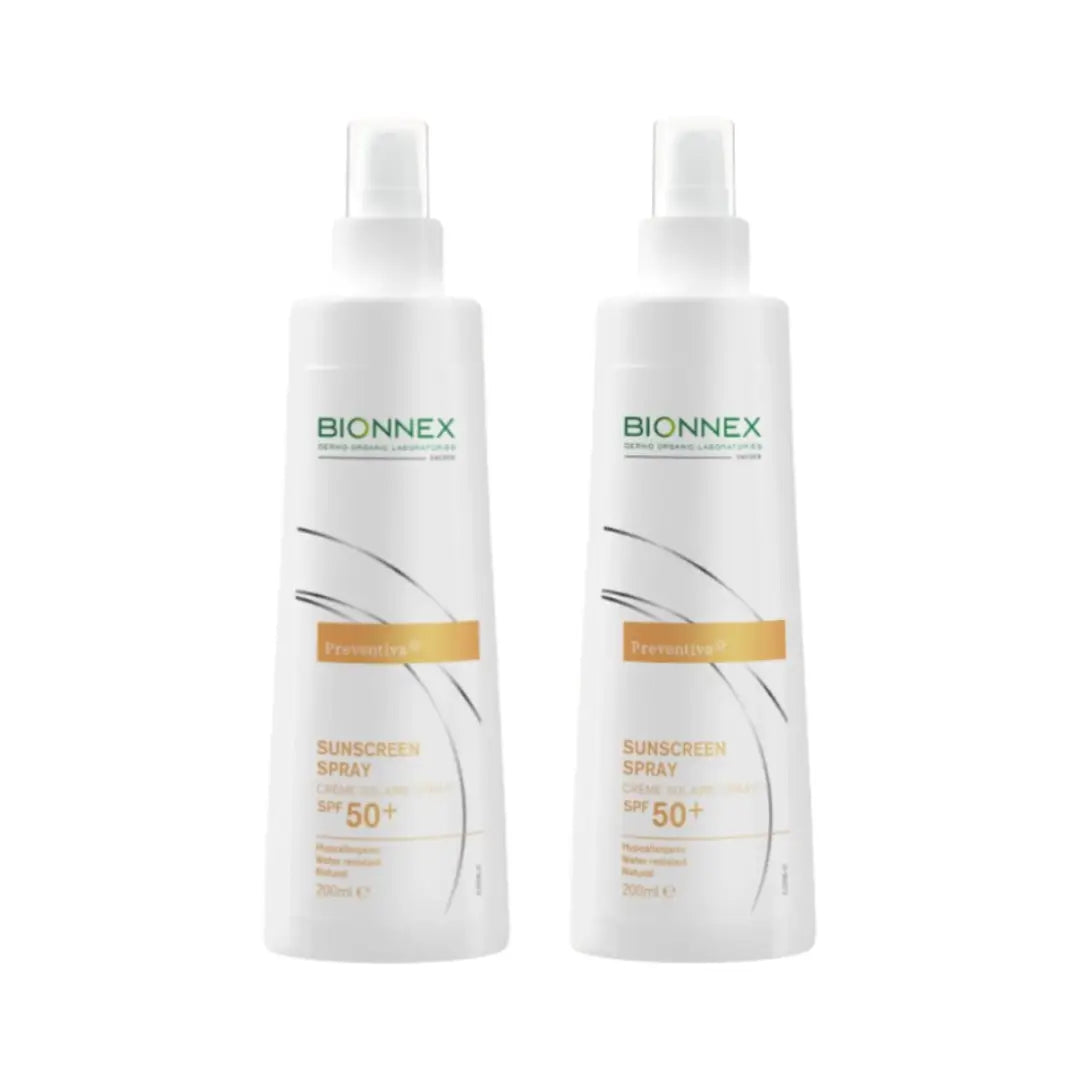 عبوة كومبو بخاخ واقي الشمس Bionnex Preventiva SPF50+ سعة 200 مل
