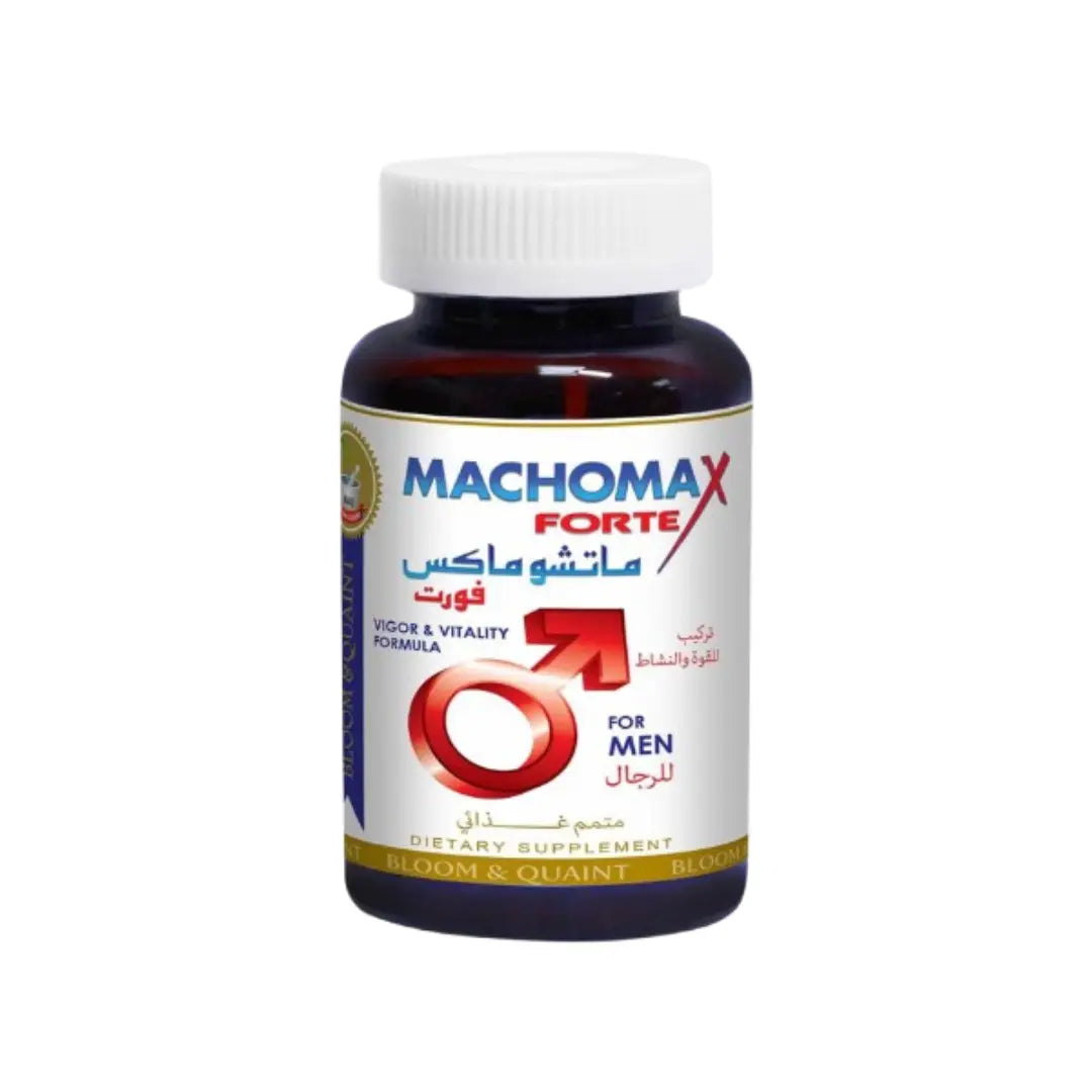 Bloom & Quaint Machomax Forte Capsules for Men 60 Count – Herbal Supplement for Men’s Wellness & Daily Nutritional Support