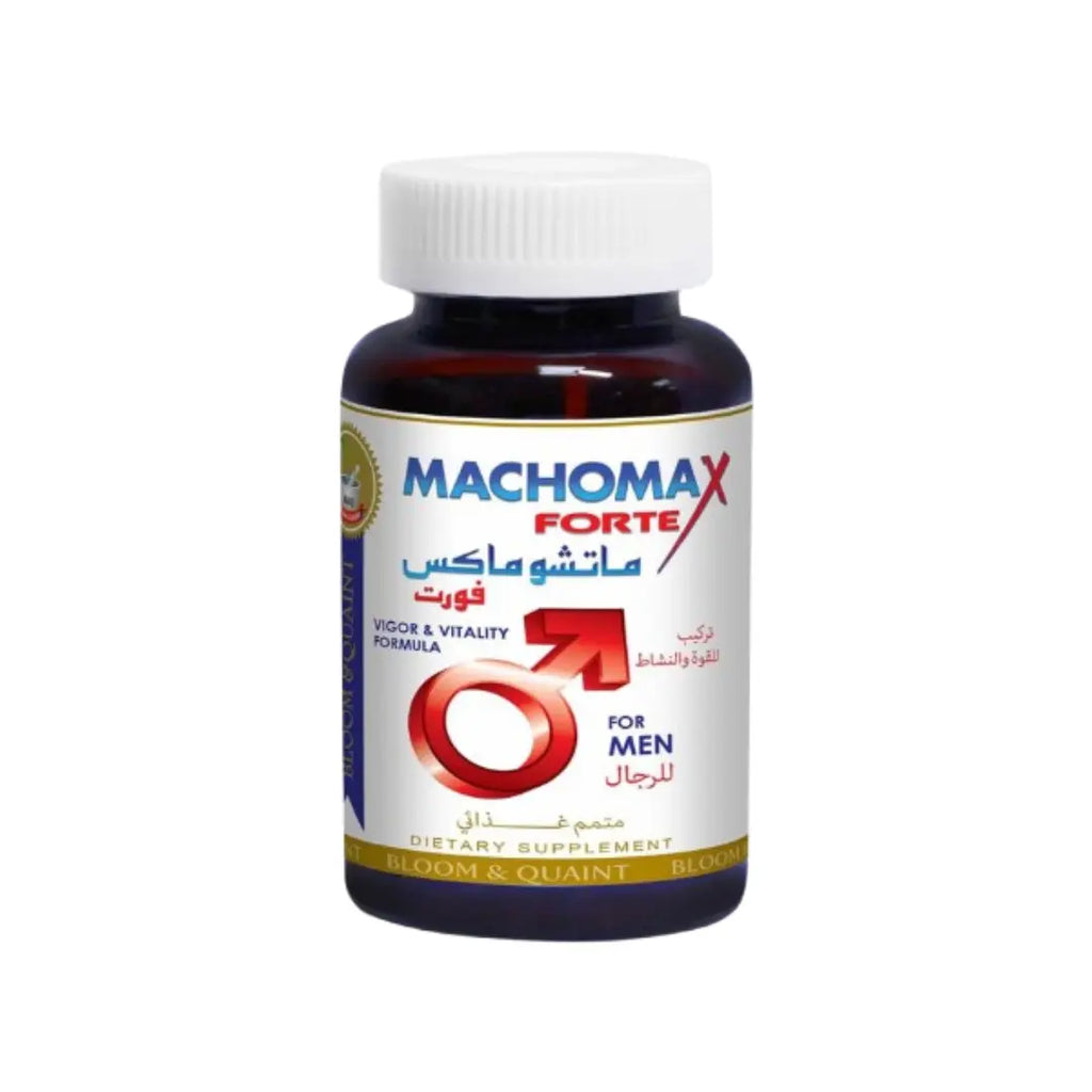 Bloom & Quaint Machomax Forte Capsules for Men 60 Count – Herbal Supplement for Men’s Wellness & Daily Nutritional Support