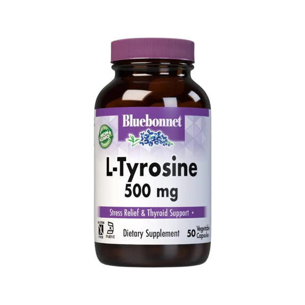 BlueBonnet L-Tyrosine 500mg Capsules 50s