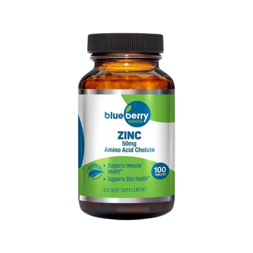 Blueberry Chelated Zinc 50mg Tablets 100s