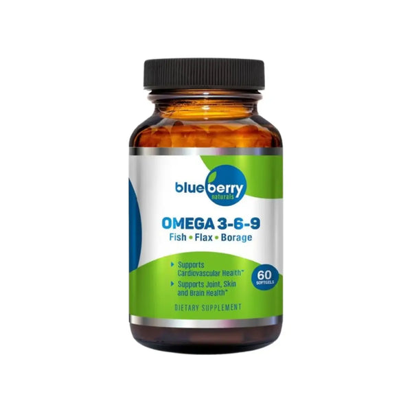 Blueberry Omega 3-6-9 Softgels 60s