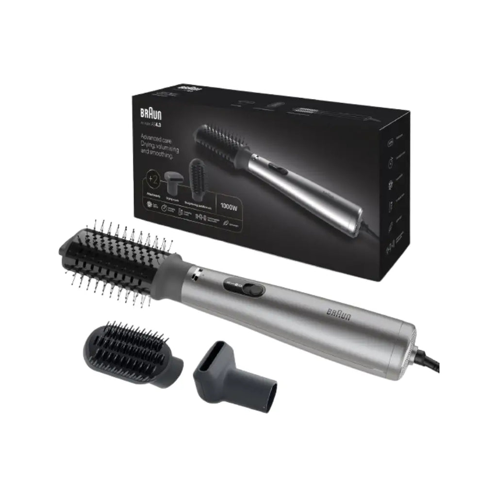 Braun Air Styler AS 4.3 – Hot Air Hair Styler with 3 Styling Attachments & Ionic Technology