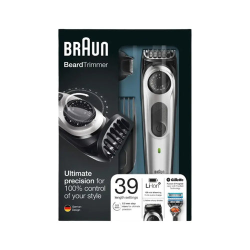 Braun Beard Trimmer BT5065 – Precision Grooming Kit with 39 Length Settings & Cordless Use

