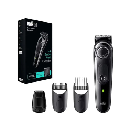 Braun Beard Trimmer Series 3 BT3440 – Precision Grooming Trimmer with Adjustable Length Settings