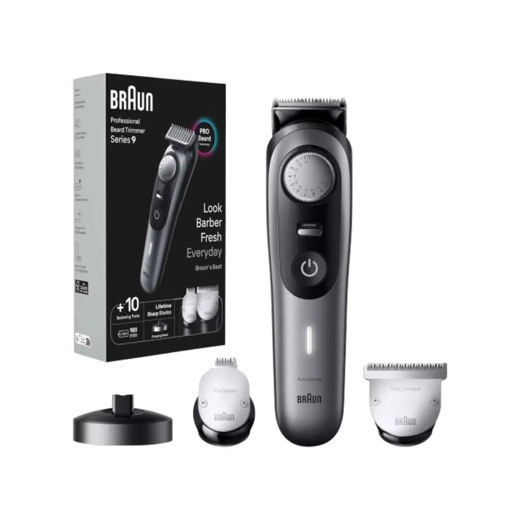 Braun Beard Trimmer Series 9 BT9420 – Premium Precision Grooming Trimmer with 40 Length Settings