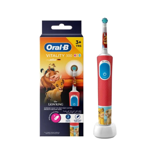 Braun Oral-B 300 Vitality Kids Rechargeable Electric Toothbrush Lion King