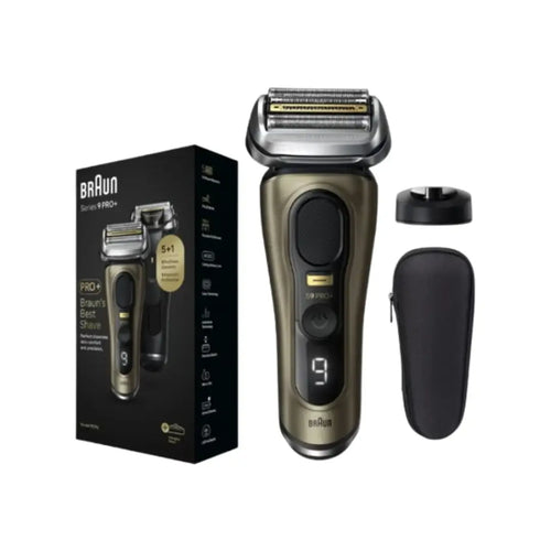 Braun Series 9 Pro+ Wet & Dry Electric Shaver 9519s – Premium Rechargeable Razor with Precision Trimmer