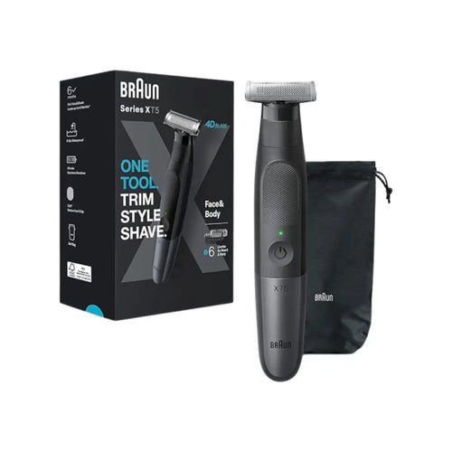 Braun Series XT5 Trimmer for Face & Body – All-in-One Electric Grooming Tool