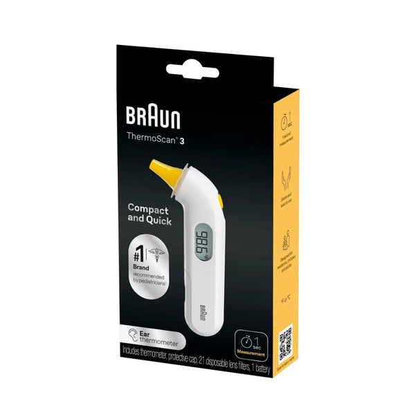 Braun ThermoScan 3 Ear Thermometer IRT3030