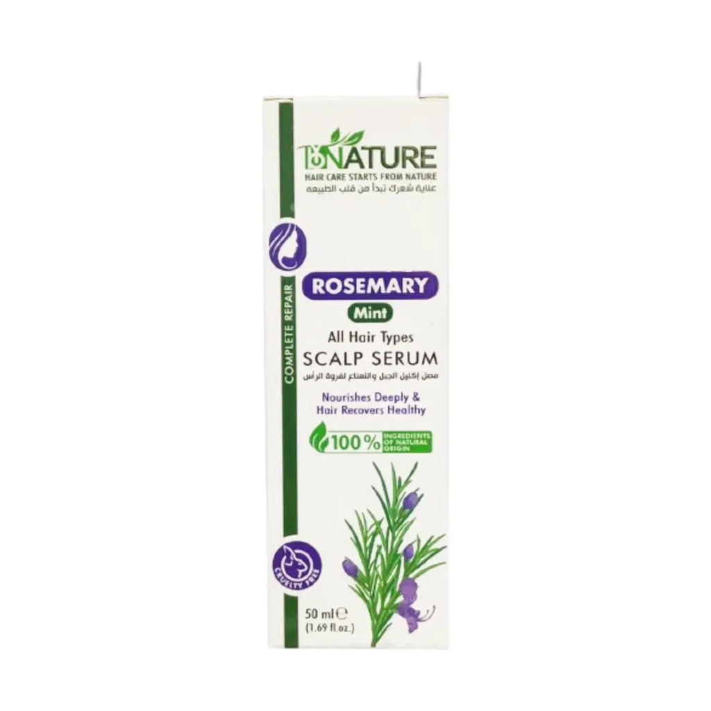 ByNature Rosemary Mint Scalp Serum 50ml – Refreshing & Hydrating Scalp Care Serum