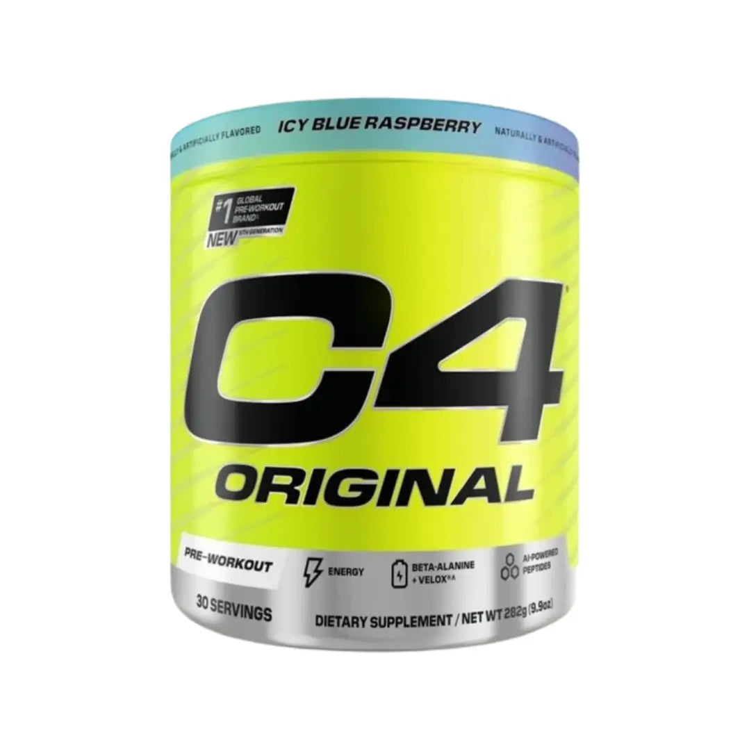 Cellucor C4 مكمل التمرين الأصلي 282 جم آيسي بلو راسبيري 30 حصة