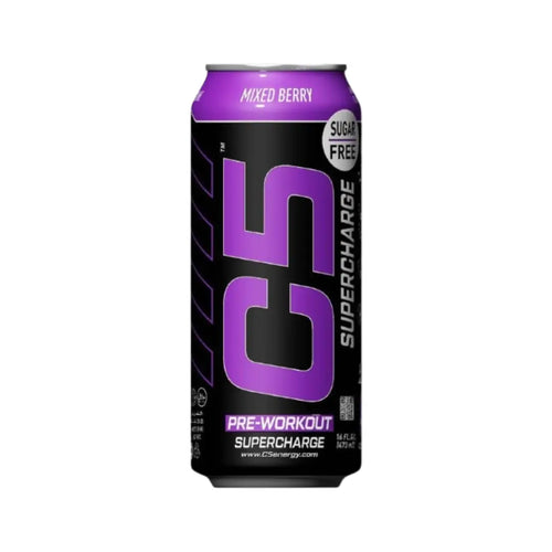 C5 Pre-Workout Supercharge Drink Mixed Berry 473ml