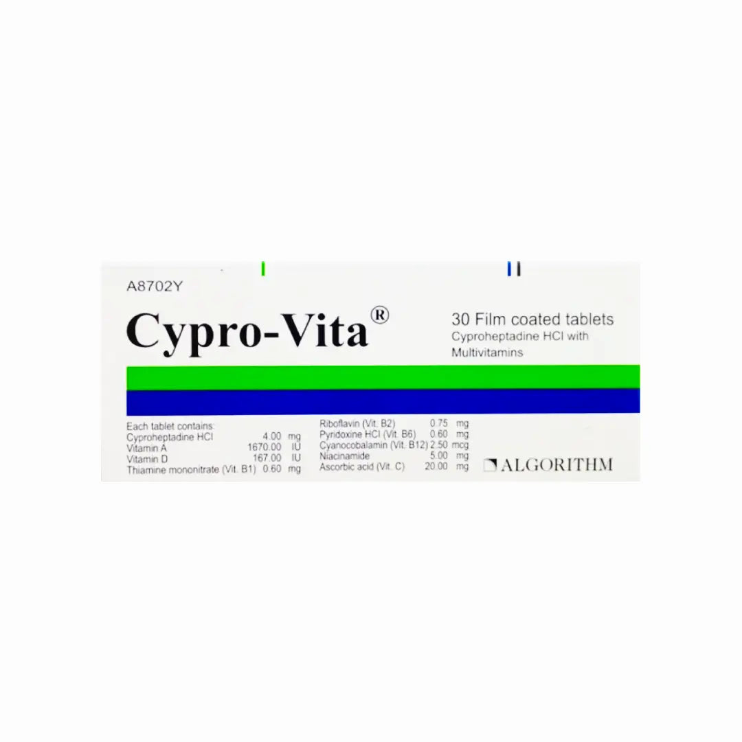 CYPRO-VITA Film Coated Tablets 30s – complete daily multivitamin for overall health and wellness