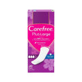 Carefree Plus Fresh Scent Large Pantyliners 20s – Extra Coverage Daily Liners for Everyday Freshness