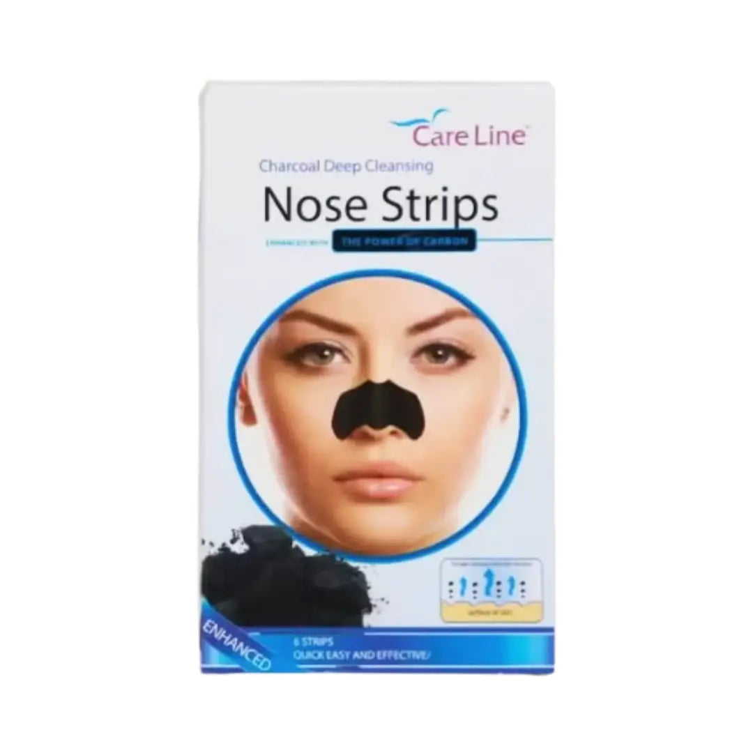 Careline Charcoal Deep Cleansing Nose Strips (6 Strips) – Pore Cleansing & Blackhead Care