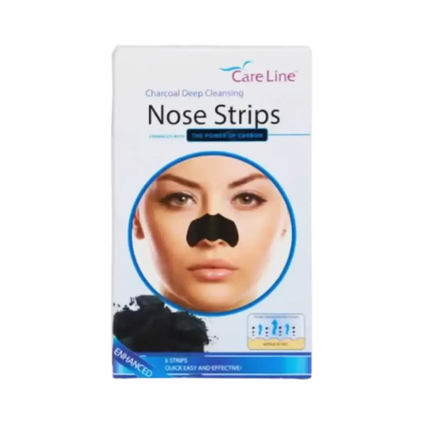 Careline Charcoal Deep Cleansing Nose Strips 6s