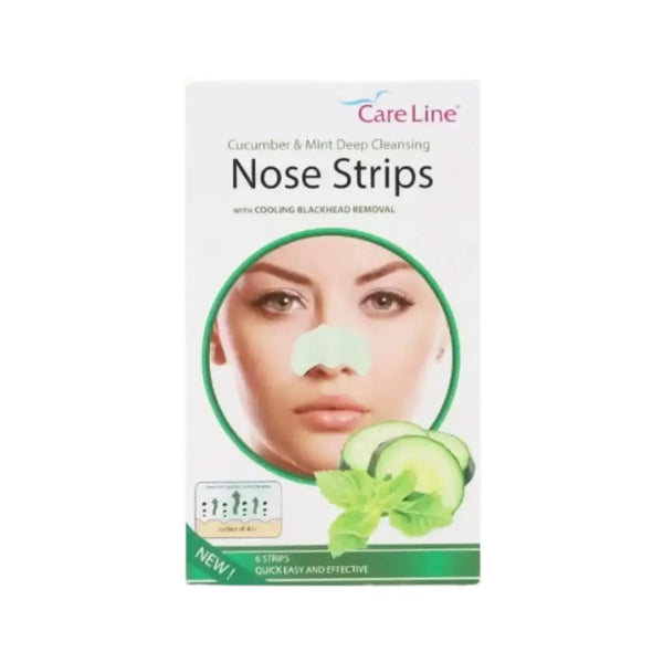 Careline Cucumber & Mint Deep Cleansing Nose Strips 6s