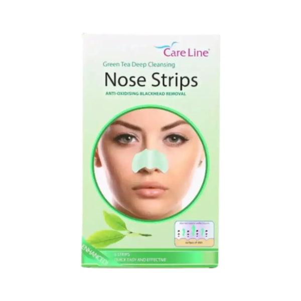 Careline Green Tea Deep Cleansing Nose Strips 6s