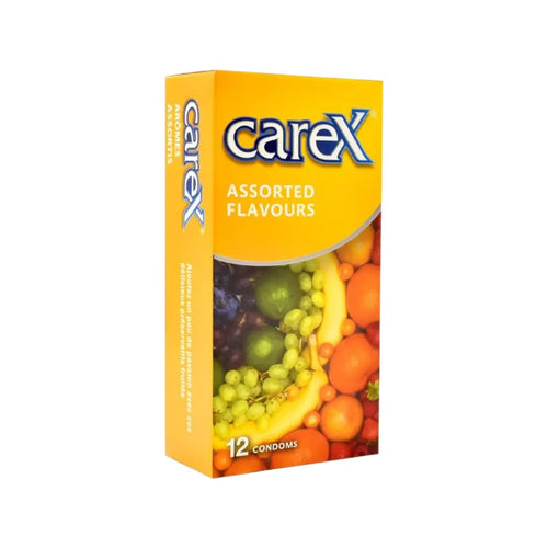 Carex Assorted Flavour Condoms 12s
