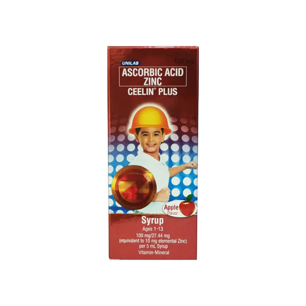 Ceelin Plus Age 1-13 Apple Syrup 120ml