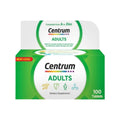 Centrum Adults Multivitamin Tablets 100s – Daily Vitamins & Minerals Supplement with Lutein
