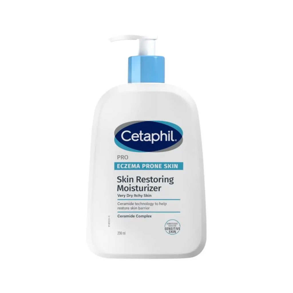 Cetaphil PRO Eczema Prone Skin Restoring Moisturizer 236ml – Daily Moisturizing Cream for Dry & Sensitive Skin