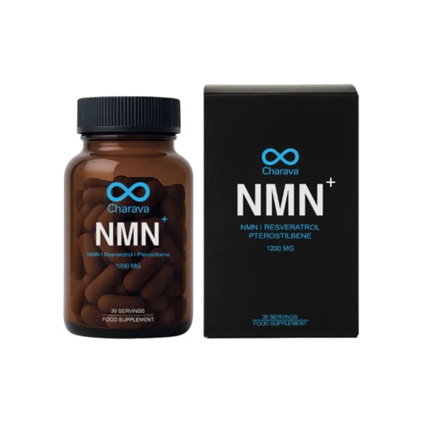 كبسولات NMN+ 1200 ملغ من تشارافا 30 كبسولة