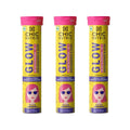 Chic Nutrix Glow 500mg Glutathione + Vitamin C Black Currant Effervescent Tablet 20s - 3 Packs