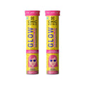 Chic Nutrix Glow 500mg Glutathione + Vitamin C Strawberry & Lemon Effervescent Tablet 20s - 2 Packs