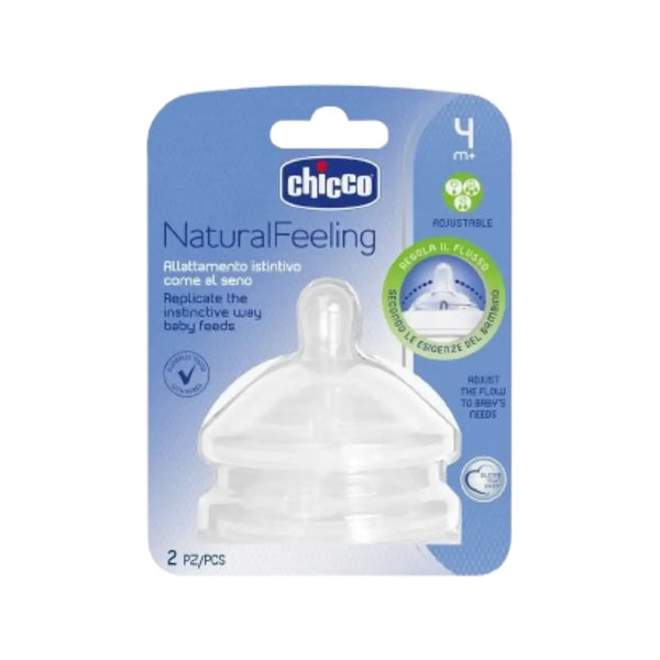 Chicco Natural Feeling Teat 4M+ Adjustable 2s