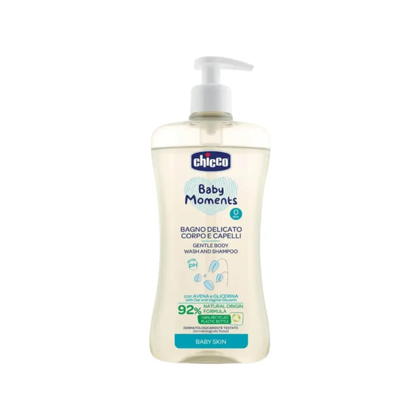 Chicco Baby Moments Gentle Body Wash & Shampoo 500ml